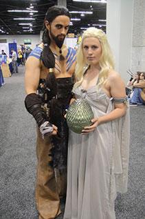 Halloween couple costumes 2017 Daenerys Targaryen and Khal Drogo 